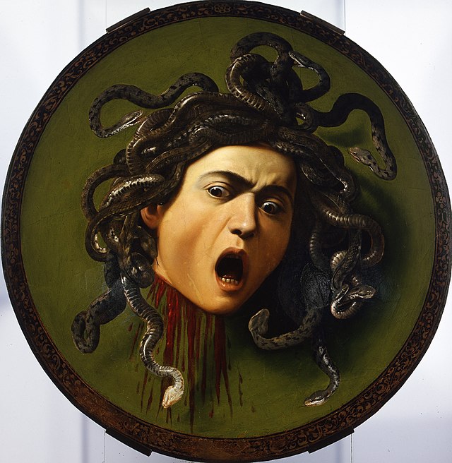 Medusa, por Caravaggio